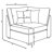 Europa Upholstered L-Shaped Sectional