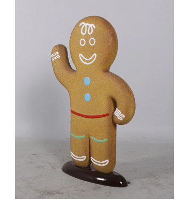 Amaury Boy Gingerbread Cookie Over Sized Statue