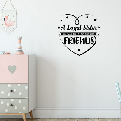 Text & Numbers Non-Wall Damaging Wall Decal