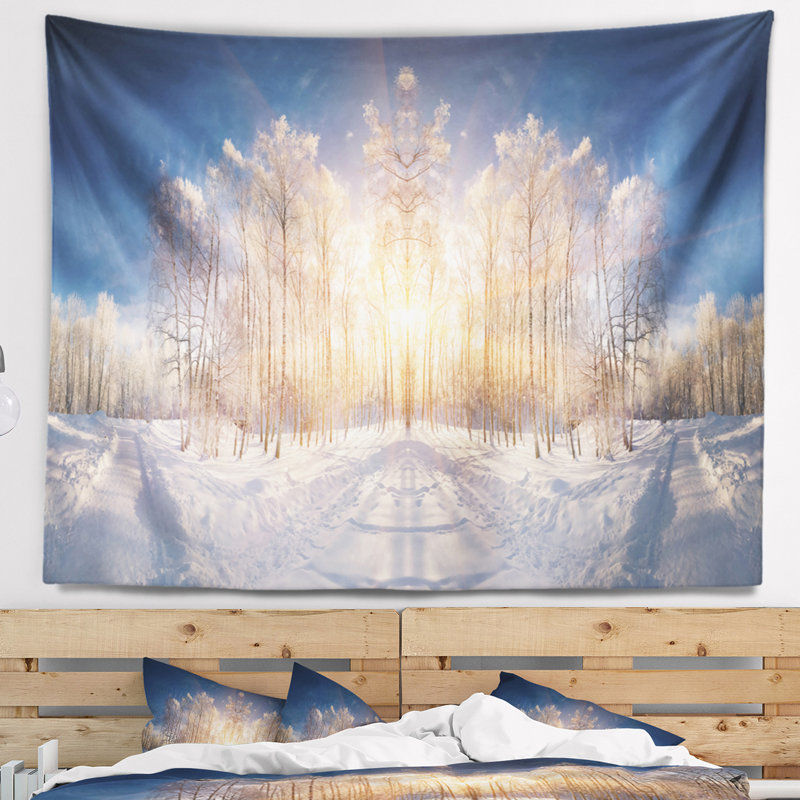 Tapisserie paysage paysage horizontal, H 68 po x l 80 po
