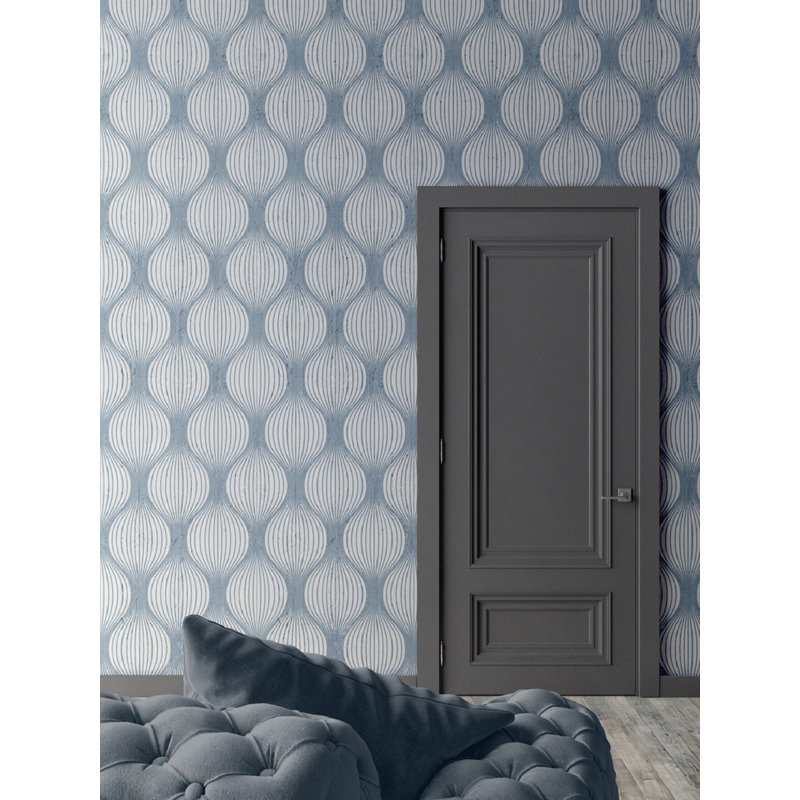 Generre 10m x 52cm Matte Paste the Wall Wallpaper Roll, Navy