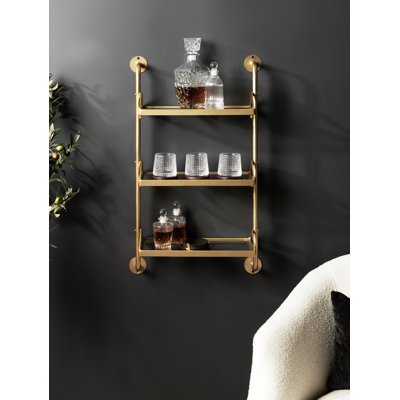 Tiered Storage Wall Shelf