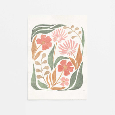 Motif de fleurs de corail II