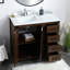 Ensemble de meuble-lavabo simple 36 po Slayton-1927340640