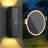 Modern Outdoor Wall Lights, Up & Down Porch Light Fixtures For Patio, Garage, Exterior - 2 Pack-114498671-114498669