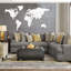 Mappa Del Mondo - COLORI ASTRATTI Mappa Del Mondo - No Frame Print on MDF-829343244-829343239