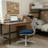 Small Armless Office Chair, Swivel Desk Chair with Mesh Back & Padded Seat, Space-Saving Modern Task Chair for Compact office-1697653347-1697653374