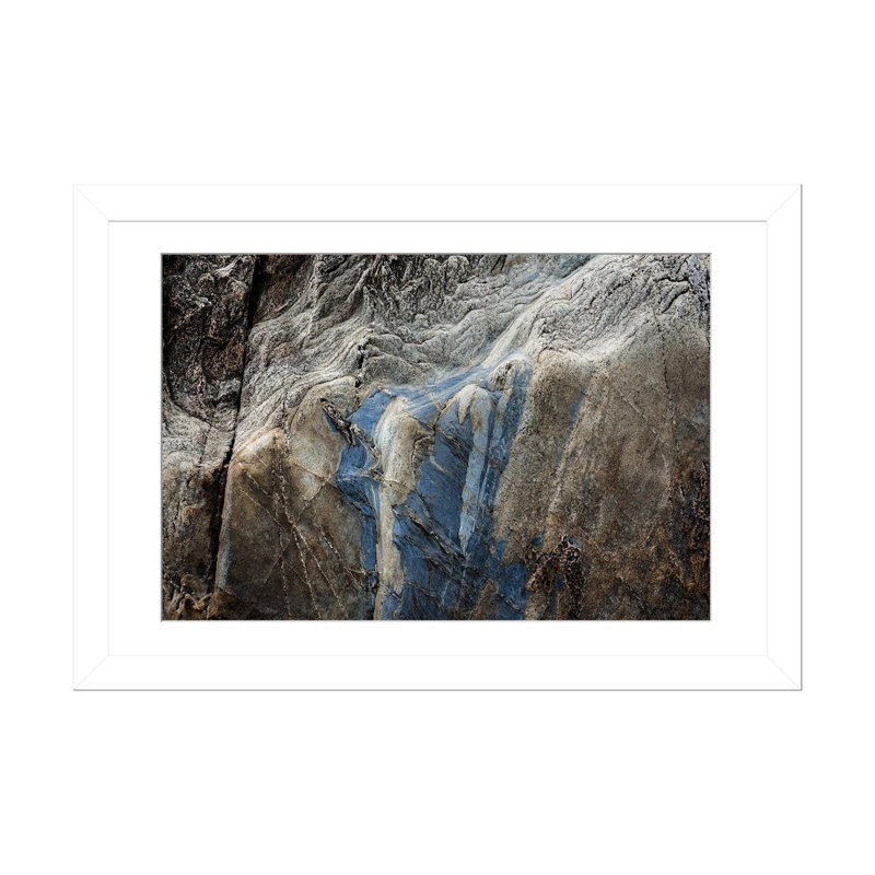 «Memory of Motion» - reproduction d'art murale - papier d'art encadré, 24" x 32", Framed Paper, White