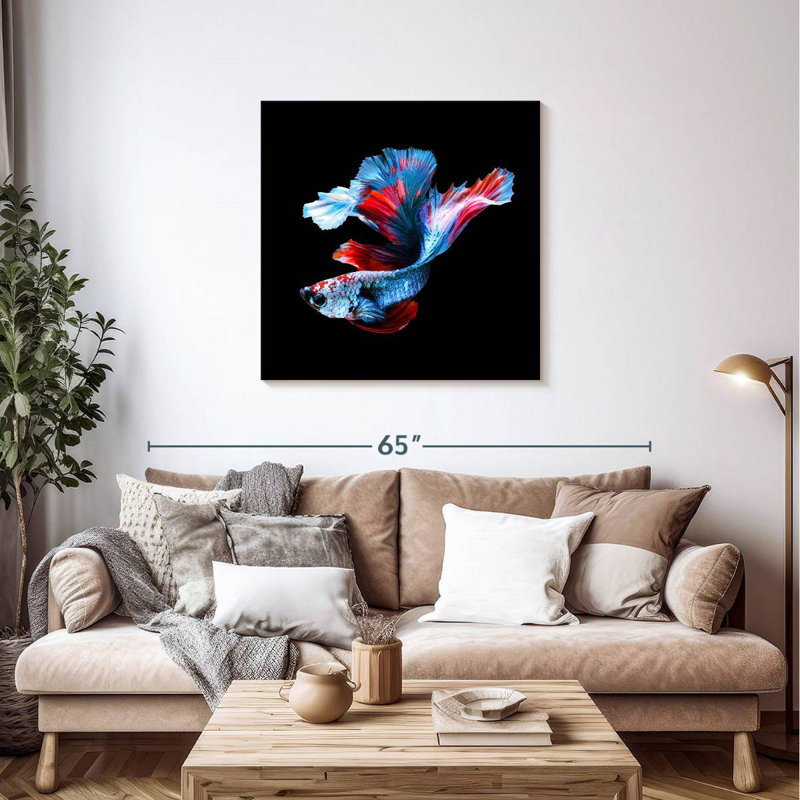 Brampt Elegant Betta Fish, 36" H x 36" W