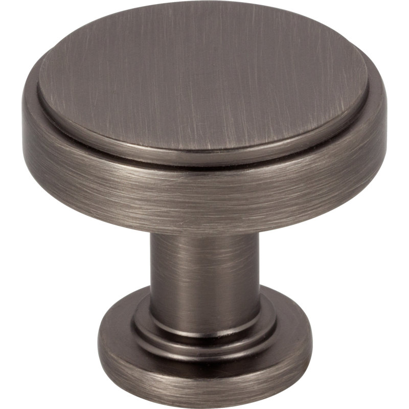 Richard Round Knob, Brushed Pewter, 1 3/4"