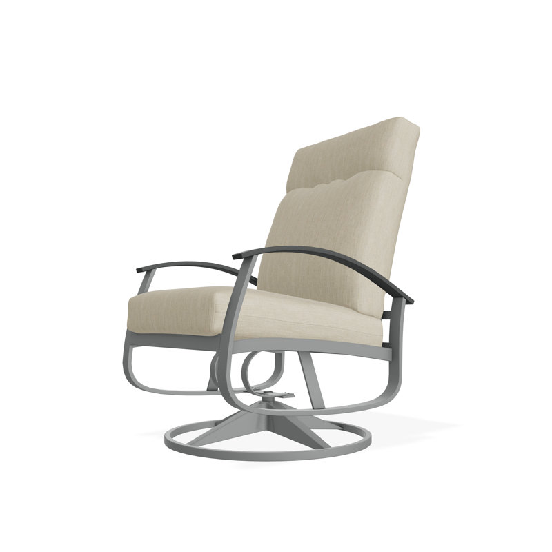 Belle Isle Cushion Deep Seating Supreme Height Swivel Rocker, Graphite, Huskie