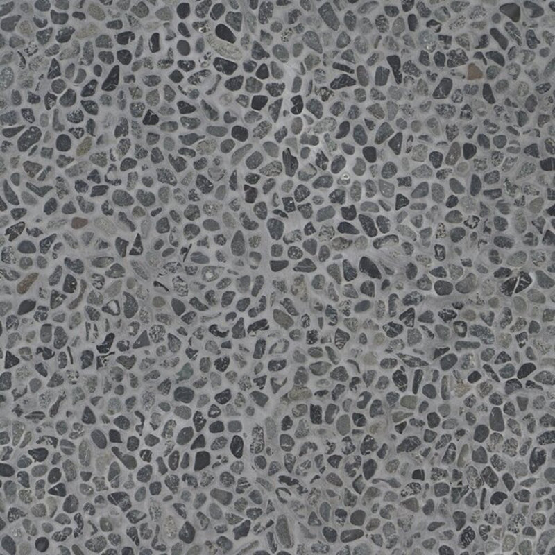 Nature 12x12 Micro Honed Natural Stone Mosaic Tile, Black Lava