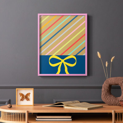 Stripes Framed Print - Solid Wood