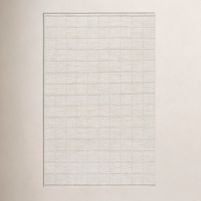 Manon Manon Hand-Woven Indoor Geometric Rug, Rectangle 6' x 9'