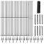 Hexagon Fence Grey Steel-659016237