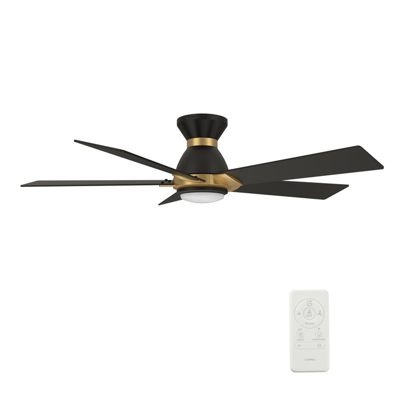 Aspen 52'' Smart Ceiling Fan With Remote, Light Kit Included, Works With Google Assistant And Amazon Alexa,Siri Shortcut.