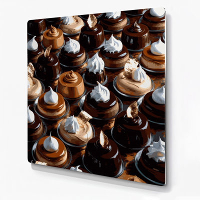 Desserts Mousse Black Metal Wall Art