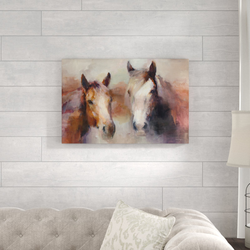 Reproduction d’art sur toile, "flamboyant the West" par Marilyn Hageman, H 20 po x l 30 po