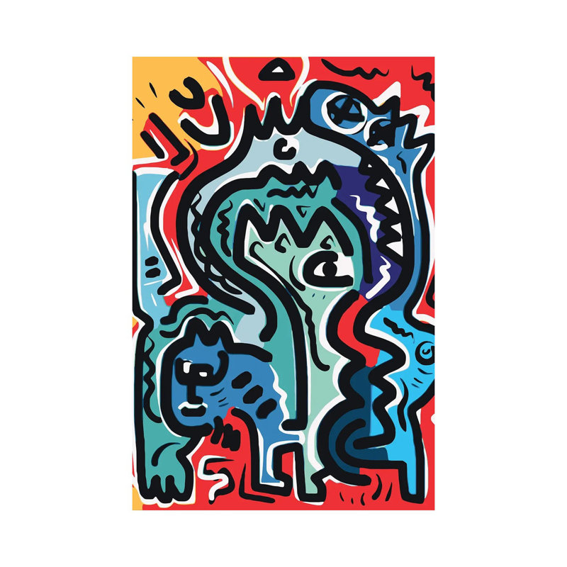 Red Energy Of Life by Emmanuel Signorino - Wrapped Canvas Print, 66.04 cm H x 45.72 cm W x 3.175 cm D
