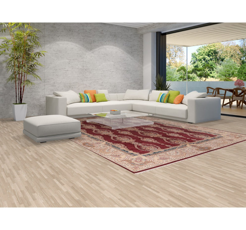 Tapis traditionnel rouge 9 x 13