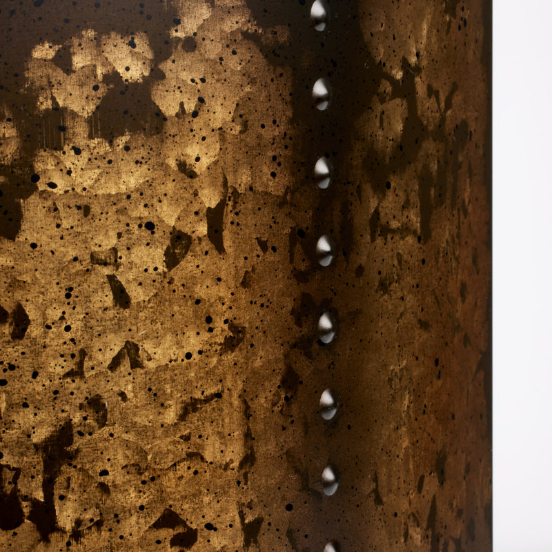 Luyster Steel Flush Mounted Sconce