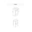 Ensemble de meuble-lavabo simple 20 po Wistow