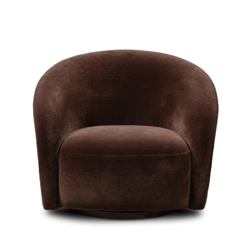 Rainey Swivel Chair, Monte Chocolate