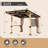 12 Ft. x 10 Ft. Solid Wood Patio Gazebo with Privacy Curtains
