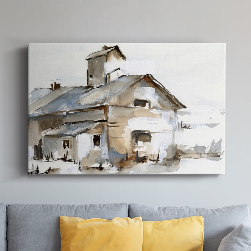 Dilapidated Barn II -Gallery Wrapped Cavas, 8" H x 12" W