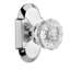 Cottage Plate with Crystal Door Knob-1573140153