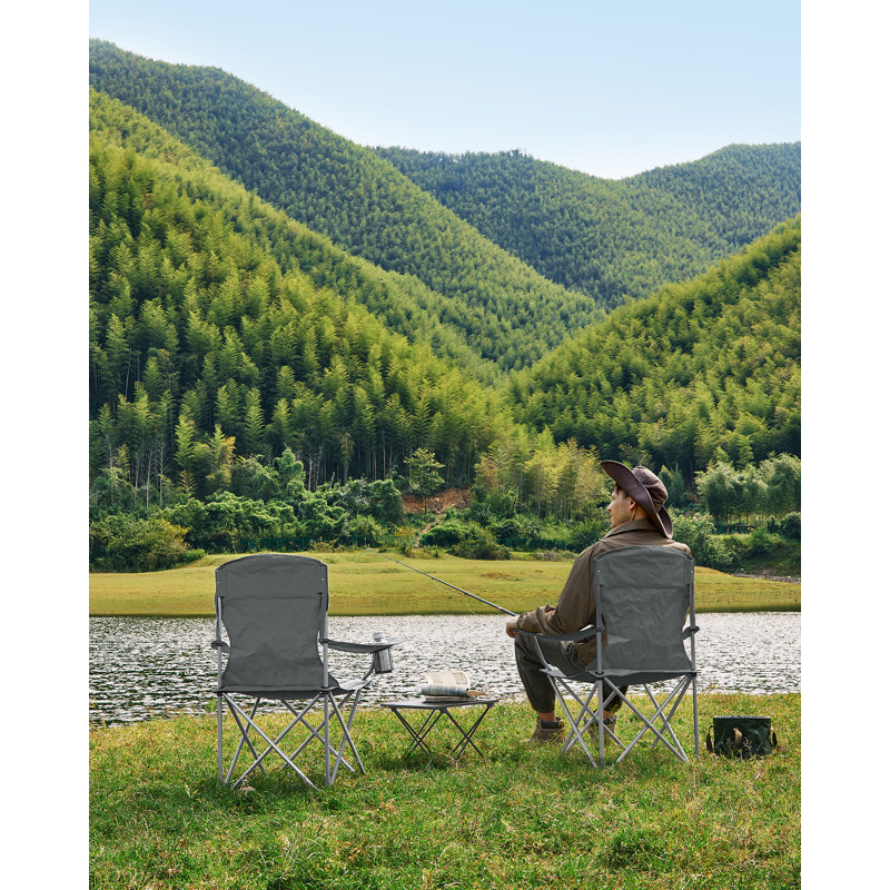 Chrissoula Folding Camping Chair, Grey