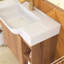 Meuble-lavabo mural simple 27,2 po avec comptoir en céramique-1054248499