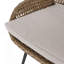 Set Of 2 Outdoor Low Back Barstools With Cushion