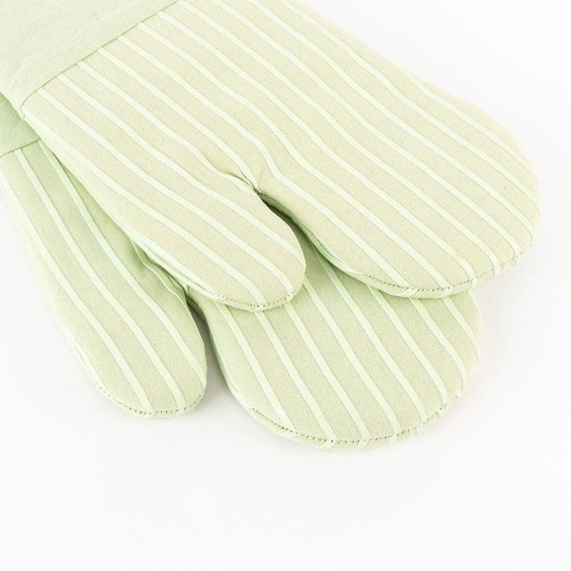 Premium Solid Oven Mitts, Green