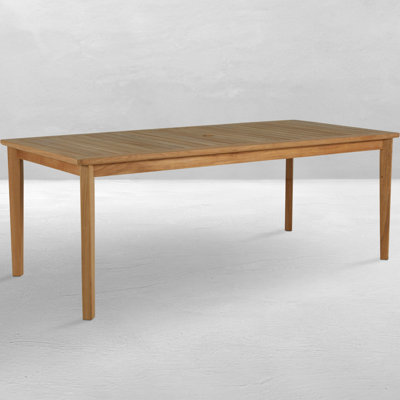 Woodlawn 84" Dining Table - Natural Teak