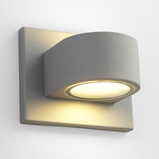 Eris LED Wall Light, Gray