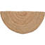 Tapis brun clair en jute tressé Charbonneau-1369427950