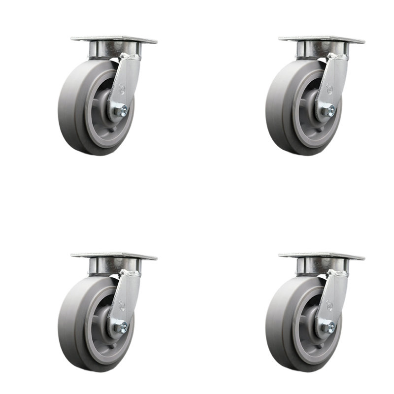 Kingpinless Thermoplastic Swivel Caster