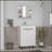 White 2 Piece Bathroom Set