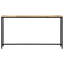 Hudgens 140cm Solid Wood Top Console Table