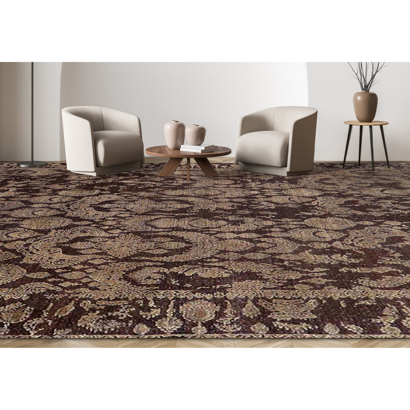 Ikat Area Rug, Rectangle 8' x 10'