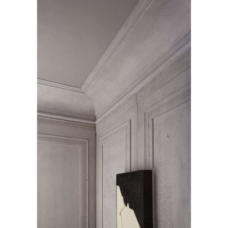 Primed White Polyurethane Crown Panel Moulding Set