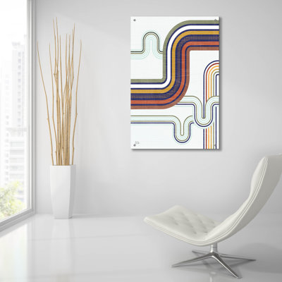 «Retro Subway 1» par Melissa Averinos, art mural en verre acrylique