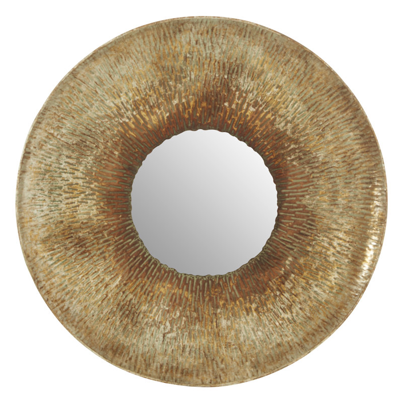 Mya Metal Flat Wall Mirror, 50cm H x 50cm W
