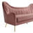 Coder Channel Tufted Performance Velvet Sofa In Dusty Rose-1380057295