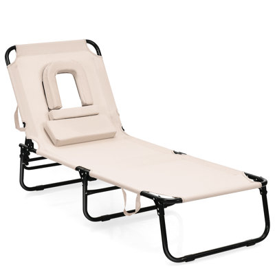 Averyanna Outdoor Metal Chaise Lounge