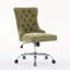 Chaise de bureau moderne rembourrée et capitonnée à boutons avec base en métal-2124249783-2124249784-2124249785