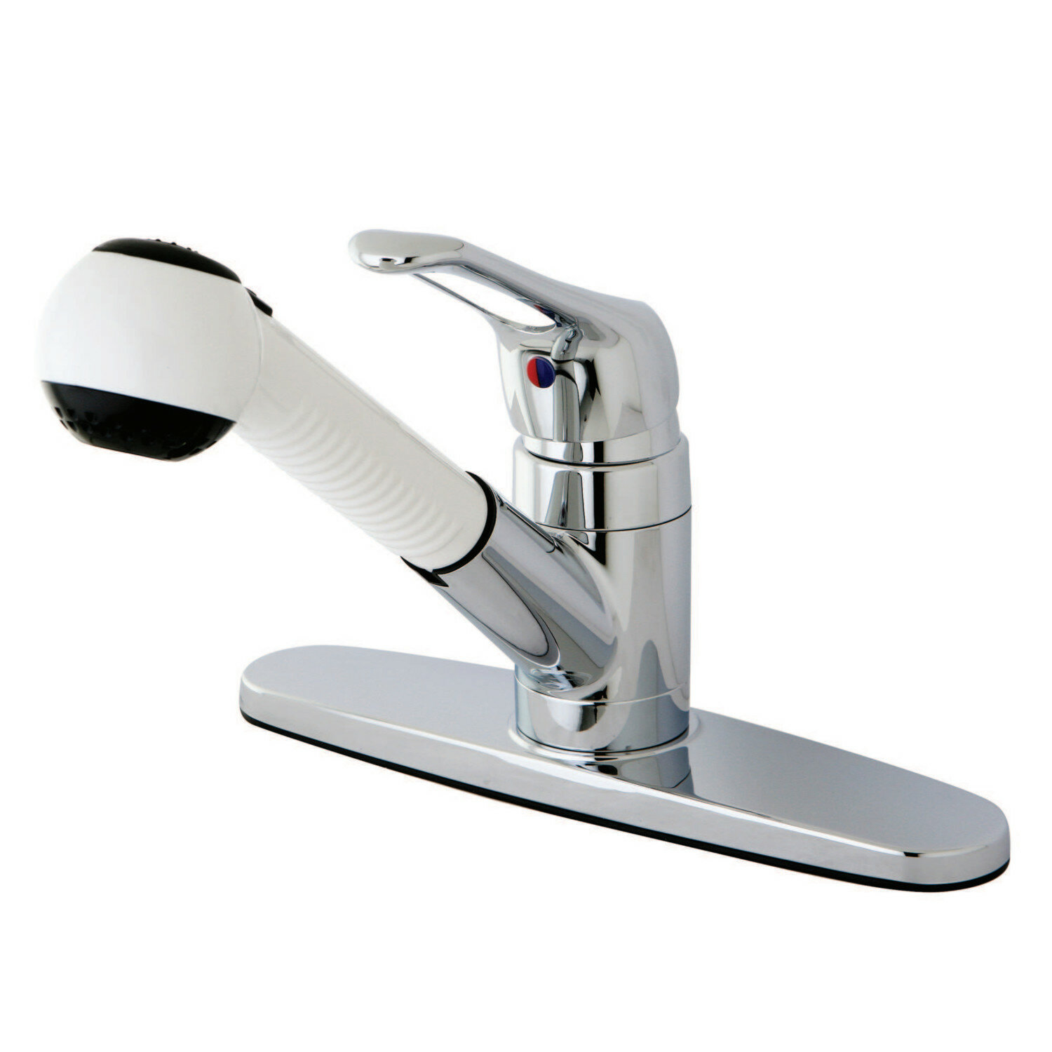 Kingston Brass Pull Out Single Handle Kitchen Faucet | Wayfair