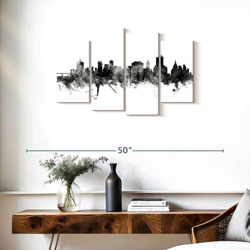 Keesha Tulsa Oklahoma Skyline IV, 22" H x 36" W