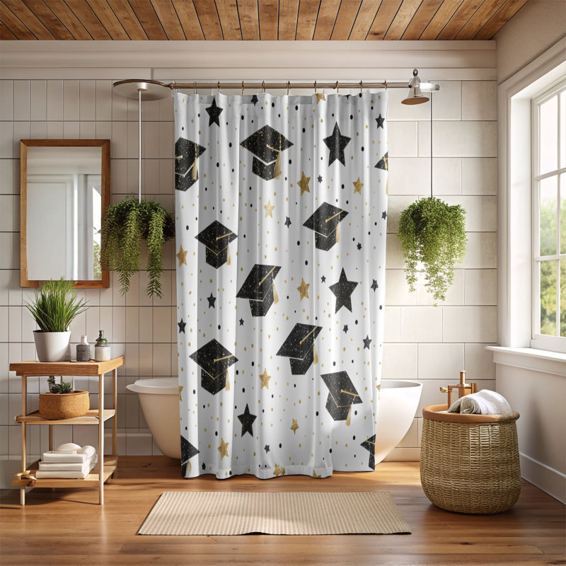 Rideau de douche Shiny Grad - Premium 129, H 74 po x l 71 po
